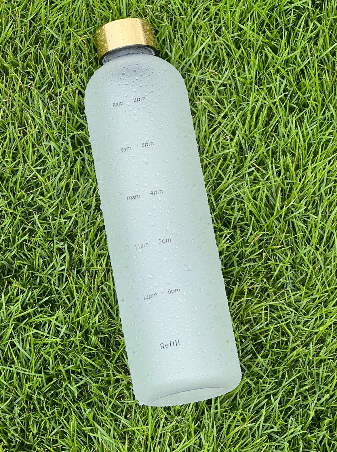 Water Bottle 1L BPA Free - with Timestamps